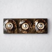 Meridian Smoke Glass Linear Wall Sconce 3-lights