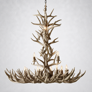 Moonlit Antler Chandelier 48
