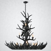 Moonlit Antler Chandelier 48