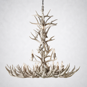 Moonlit Antler Chandelier 48