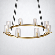 Celeste Glass Round Chandelier