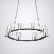 Celeste Glass Round Chandelier