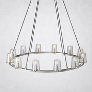 Celeste Glass Round Chandelier