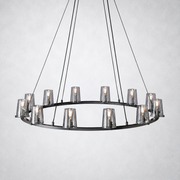 Celeste Glass Round Chandelier