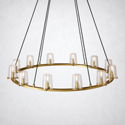 Celeste Glass Round Chandelier