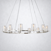 Celeste Glass Round Chandelier