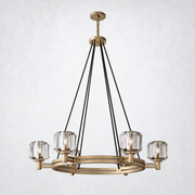 Amara Crystal Round Chandelier