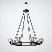 Amara Crystal Round Chandelier
