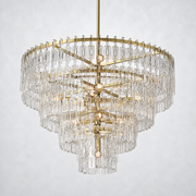 Riviera 4-Tier Round Chandelier 48