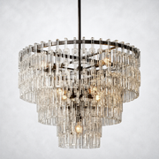 Riviera 3-Tier Round Chandelier 36