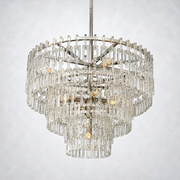 Riviera 3-Tier Round Chandelier 36