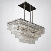 Riviera 4-Tier Rectangle Chandelier 72