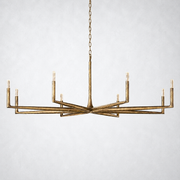 Brilliance Round Chandelier 72”