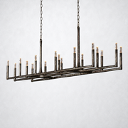 Brilliance Linear Chandelier 96”