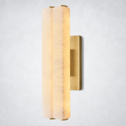 Sterling Alabaster Double Sconce