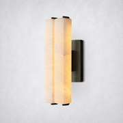 Sterling Alabaster Double Sconce