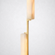 Sterling Alabaster Linear Chandelier 54