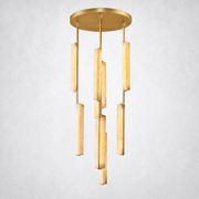 Sterling Alabaster Round Chandelier 24