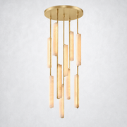 Sterling Alabaster Round Chandelier 24