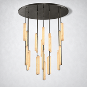 Sterling Alabaster Round Chandelier 56