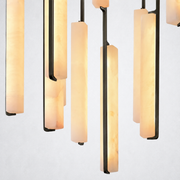 Sterling Alabaster Round Chandelier 56