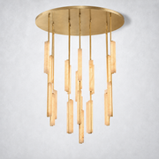 Sterling Alabaster Round Chandelier 56