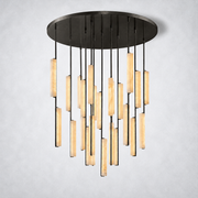 Sterling Alabaster Round Chandelier 56