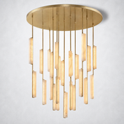 Sterling Alabaster Round Chandelier 56