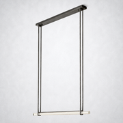 Sterling Single Bar Linear Chandelier 60