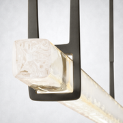 Sterling Single Bar Linear Chandelier 60