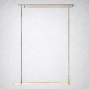 Sterling Single Bar Linear Chandelier 60