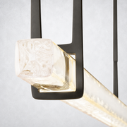 Sterling Single Bar Linear Chandelier 60