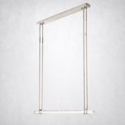 Sterling Single Bar Linear Chandelier 60