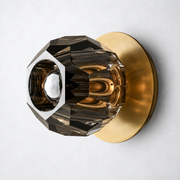 Meridian Smoke Glass Tiny Wall Sconce
