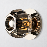 Meridian Smoke Glass Tiny Wall Sconce