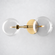 Quintara Glass Globe Wall Sconce