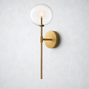 Quintara Glass Globe Wall Sconce