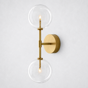 Quintara Glass Globe Wall Sconce
