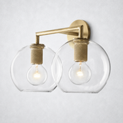 Verity Globe Double Wall Sconce