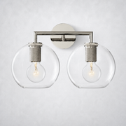 Verity Globe Double Wall Sconce