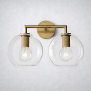 Verity Globe Double Wall Sconce