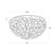 Isadora Crystal Flush Mount