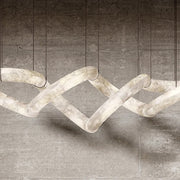 Nocturne Symmetrical Alabaster Chandelier