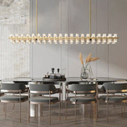 Marlowe Crystal Rectangular Chandelier 72