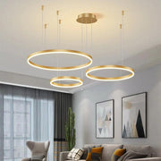 Grandeur Multi Rings Gold Chandelier