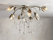 Equinox Crystal Flushmount Ceiling Light