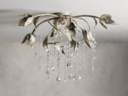 Equinox Crystal Flushmount Ceiling Light