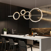 Savoy Crystal Cluster Kitchen Island Chandelier