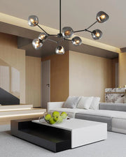 Satin Glass Chandelier