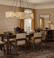 Manor Glass Linear Chandelier 60''